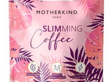 Motherkind Slimming Coffee for fat burning and energy boost.