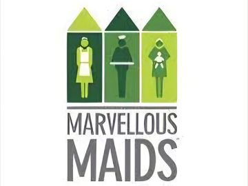 Logo for Marvellous Maids cleaning service.