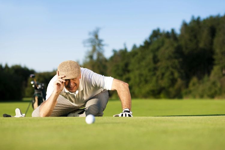 The golf course is easily accessible to the residence at Seal Beach Leisure World.