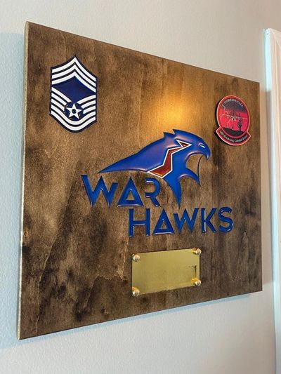 Military going away gift for an Air Force CMSgt.