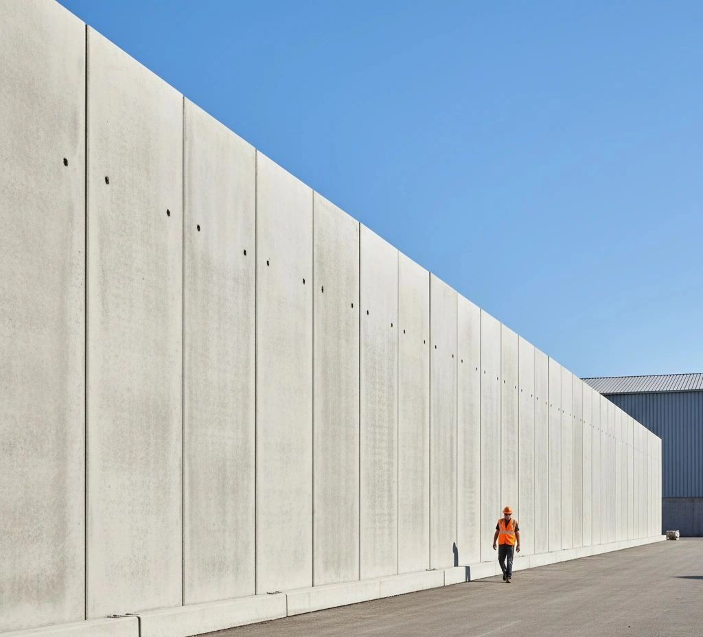 PRECAST RETAINING WALL - PRECAST HEAVYDUTY BOUNDARY WALL - PRECAST SINGLE PANEL WALL - PRECAST HIGH 