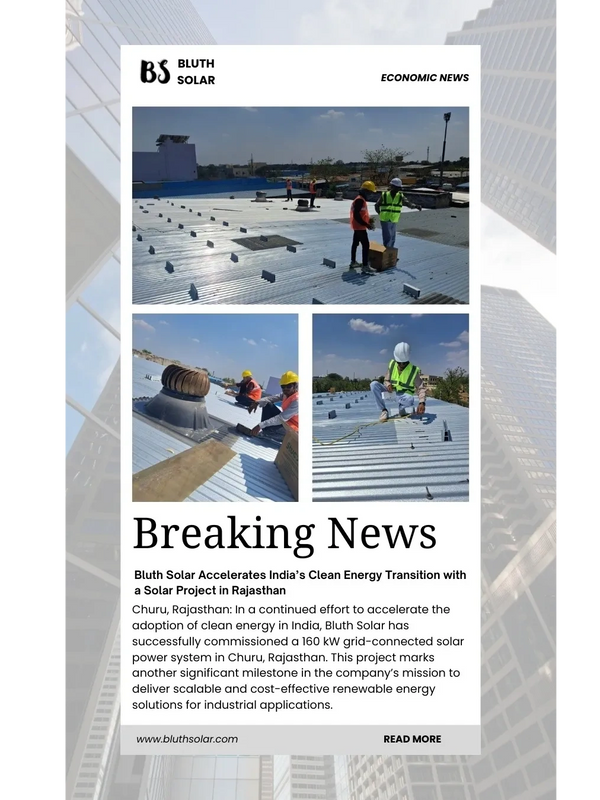 160 kw solar panel project