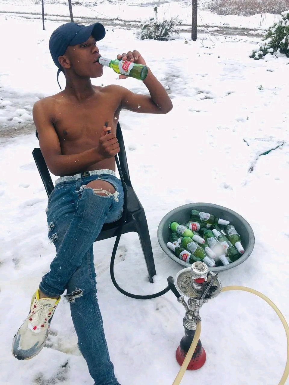 A popular liquor brand is looking for the KwaZulu-Natal men who went viral for their snow photos over the weekend.