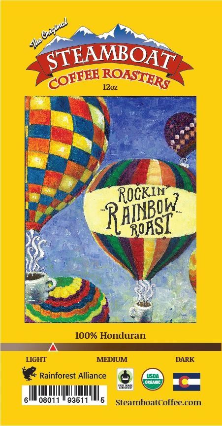 Image of Rockin' Rainbow Roast Coffee - Now Available at the Steamboat Coffee Club!