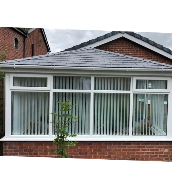 tiled conservatory roof tapco guardian warm roof plastered ceiling Bolton how much does roof replace