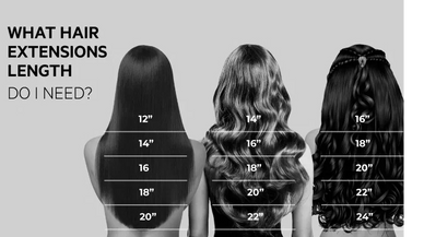 14 inches: Natural, shoulder-length finish
16–18 inches: Classic, everyday length
20–22 inches: Full