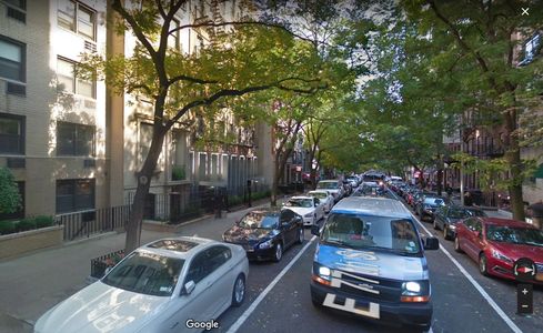 Looking east on E77th Street. 