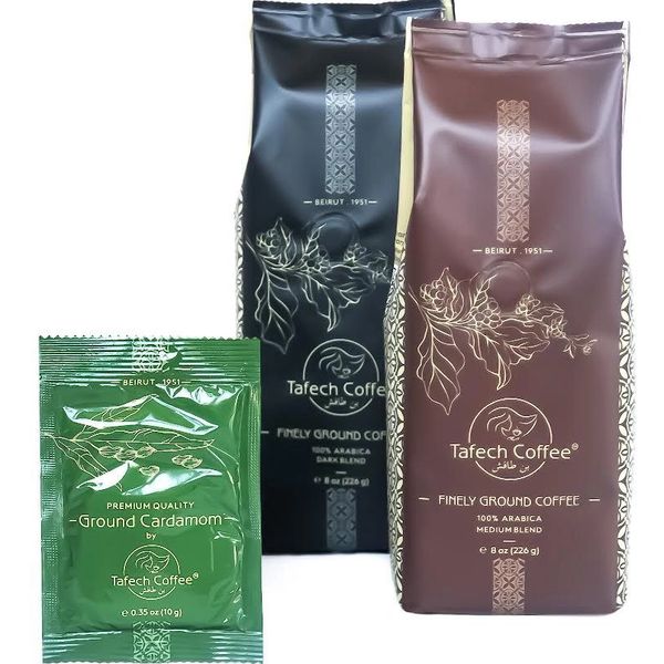 Tafech coffee products, instant brew coffee bags, multi-brew coffee, Turkish coffee