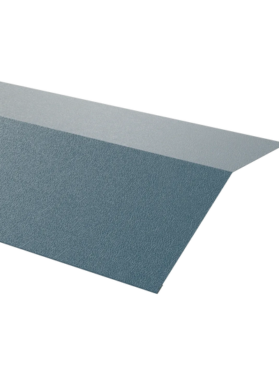 A textured, angled flat surface with two shades of blue-gray.