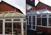 Conservatory clean before and after