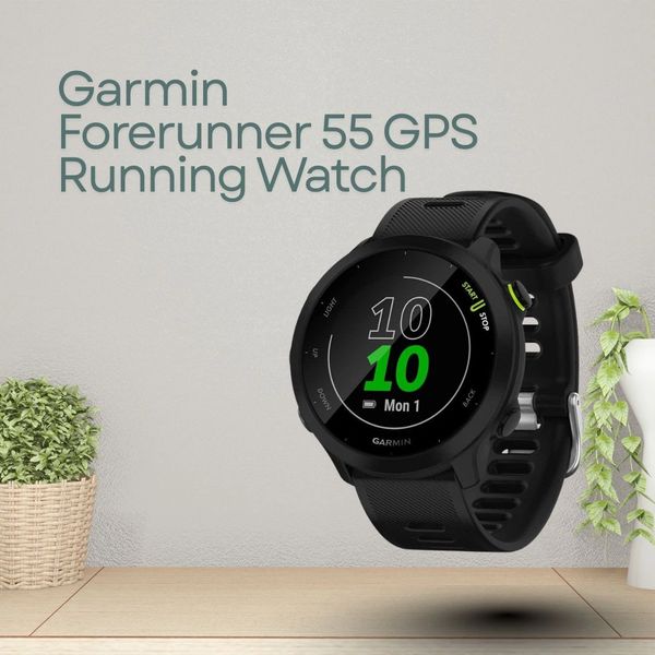 Garmin Forerunner 55, GPS Running Watch with Daily Suggested Workouts