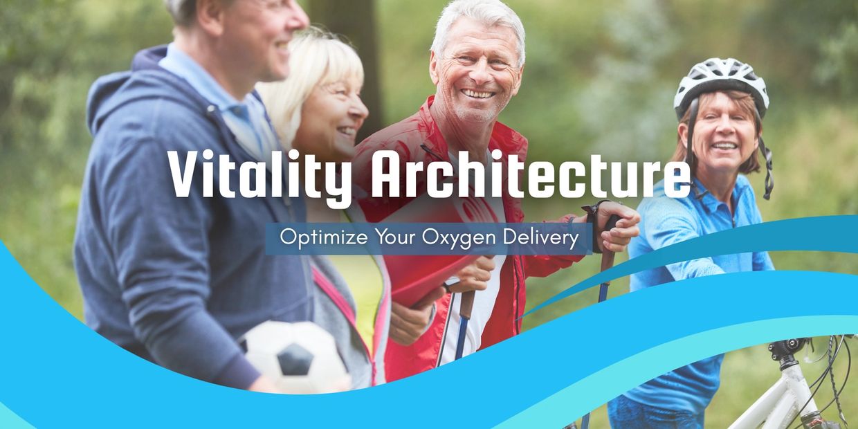 Active seniors enjoying outdoor activities, promoting vitality and oxygen optimization.