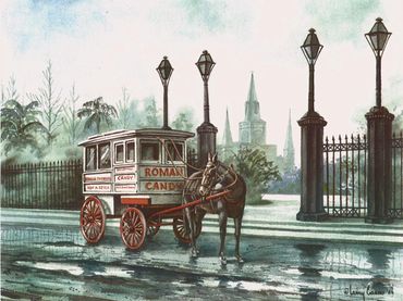 Roman Candy Wagon in the French Quarter