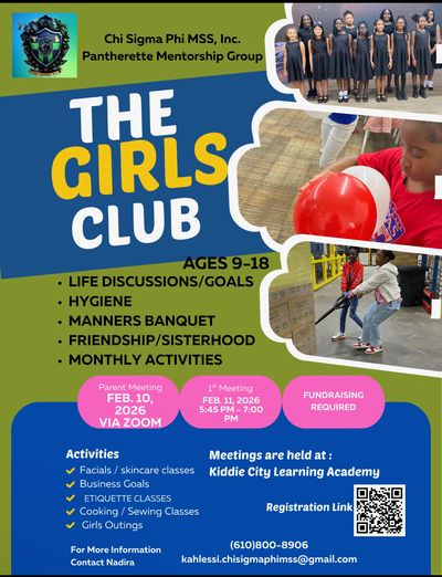 Parent Meeting is Feb. 10 
1st Meeting Feb. 11 
Meetings to be held at:
Kiddie City Learning Academy