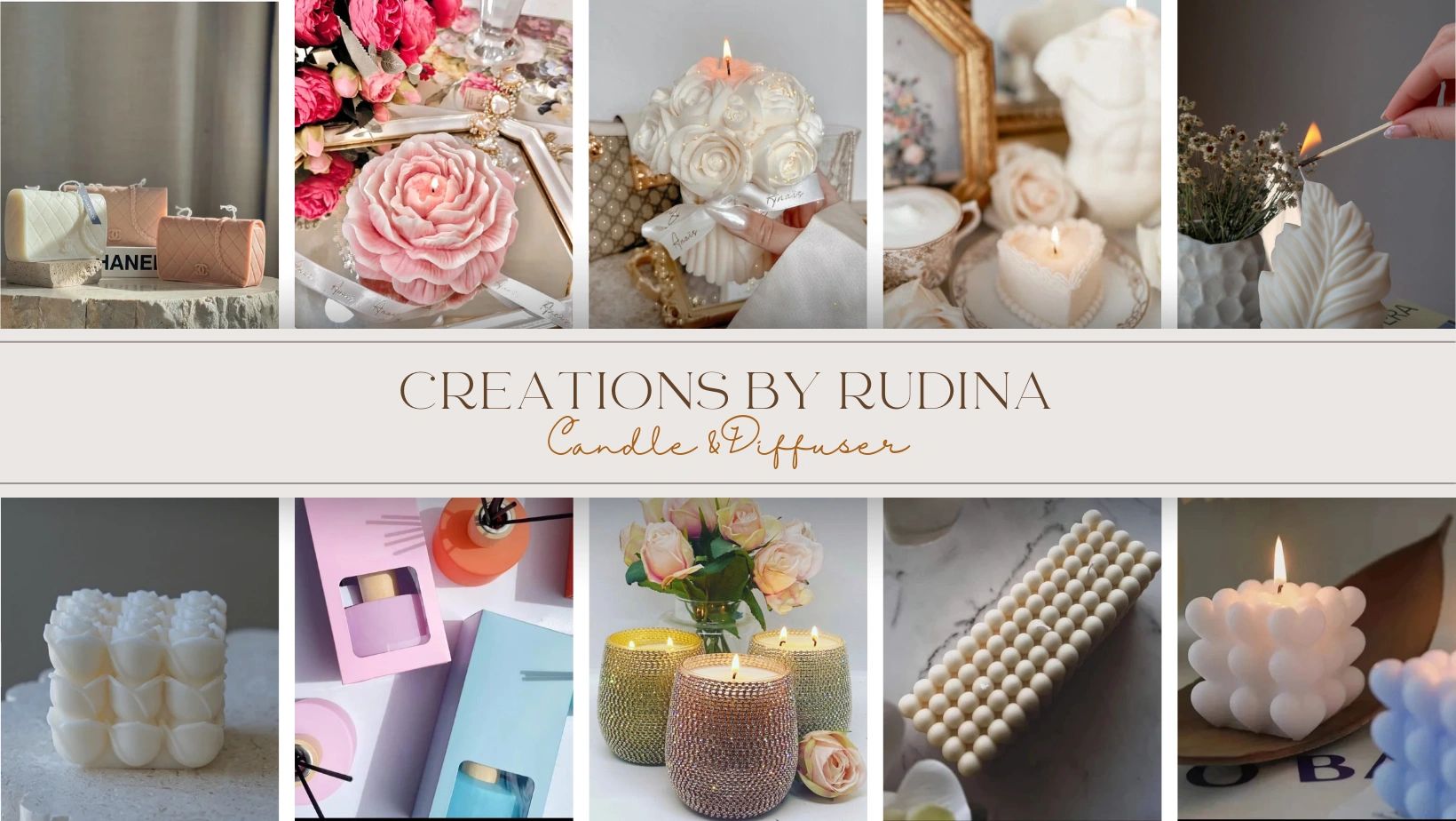 Shop the Best Pillar Candles at Creation by Rudina