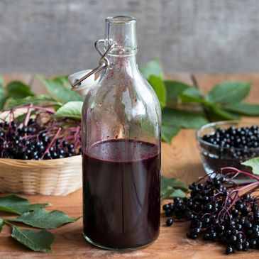 Elderberry extract is used by Medical Herbalists to treat viral infections. 