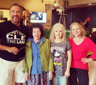 Tim and Veronica Bratton with his inspiration to become a hearing specialist, his mother and sister.