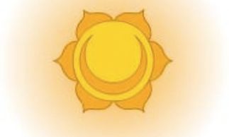 A radiant yellow sun symbol with a glowing aura.