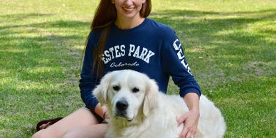 This is Tristan, one of our english cream golden retriever stud dogs.