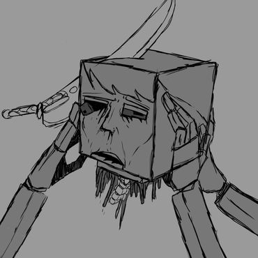 GoreBox Knife in Head