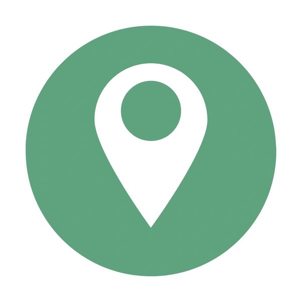 Service area location icon representing San Diego County for post-surgery transportation services