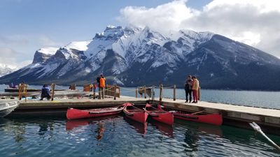 Lake Minnewanka Marina, Banff National Park