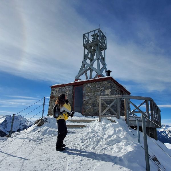 Fire lookout at the Banff Gondola