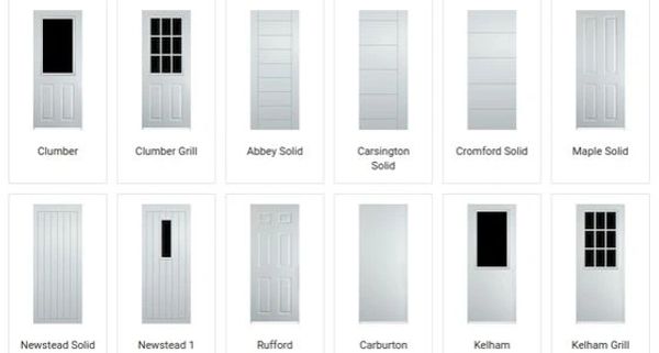 Traditional Classic Fd30s Composite Fire Door designs with smoke seals installed in Nottinghamshire.