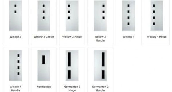 Modern stylish Fd30s Composite Fire Door designs with smoke seals installed in Nottinghamshire.