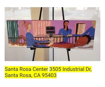 To celebrate Black History Month Bay Area donation centers are displaying my artwork.