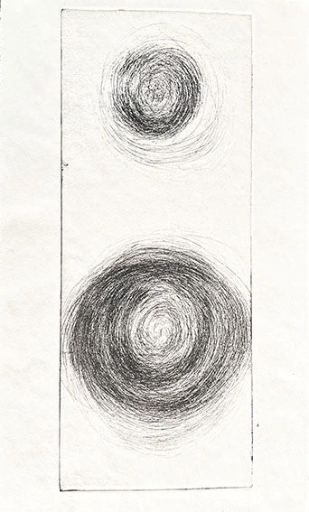 alt="Etching print 1999 Black and White"