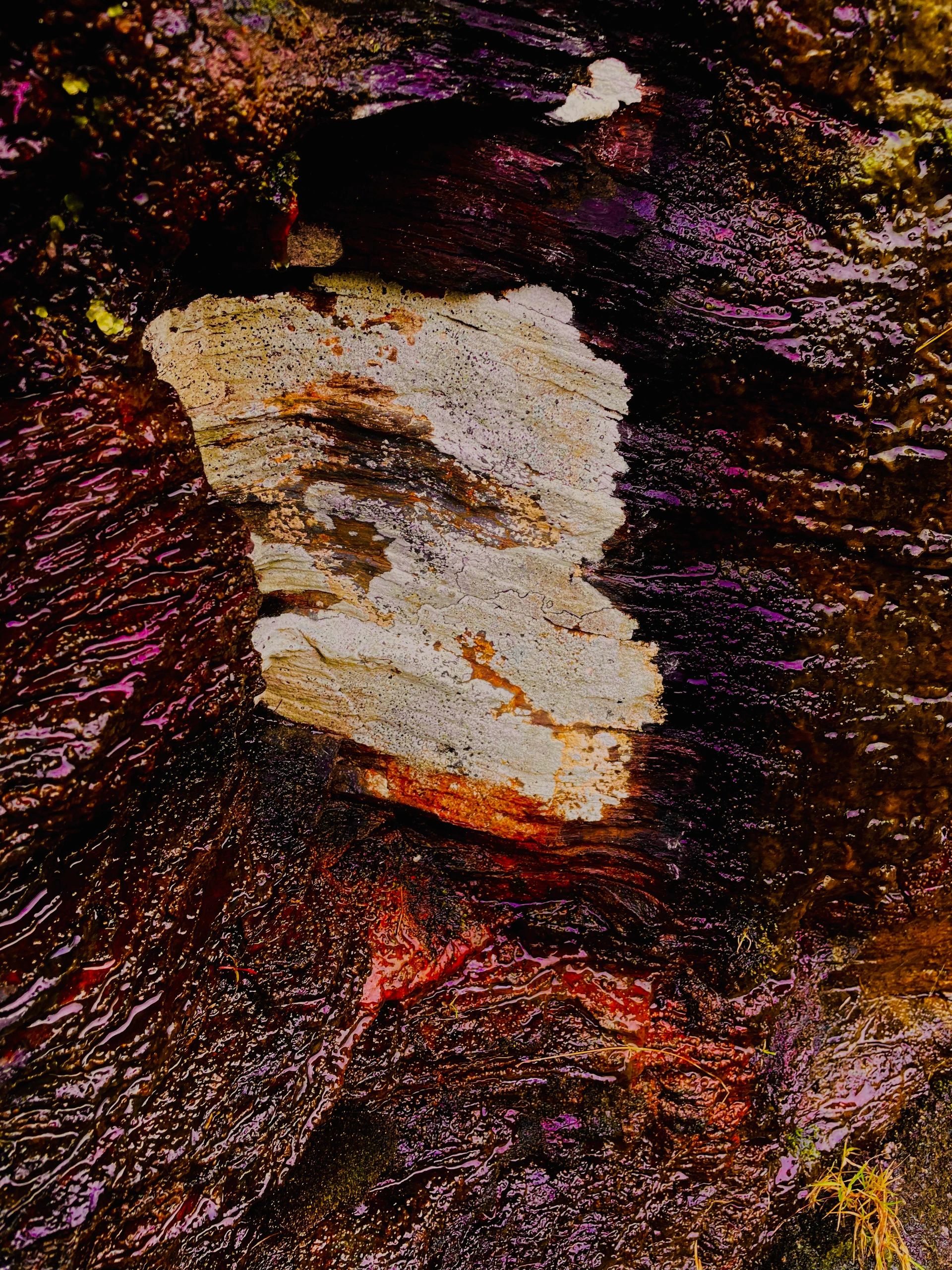 Weathered stone natural colour mark making photography