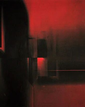 alt="Side Window light sculpture and steel 2000"