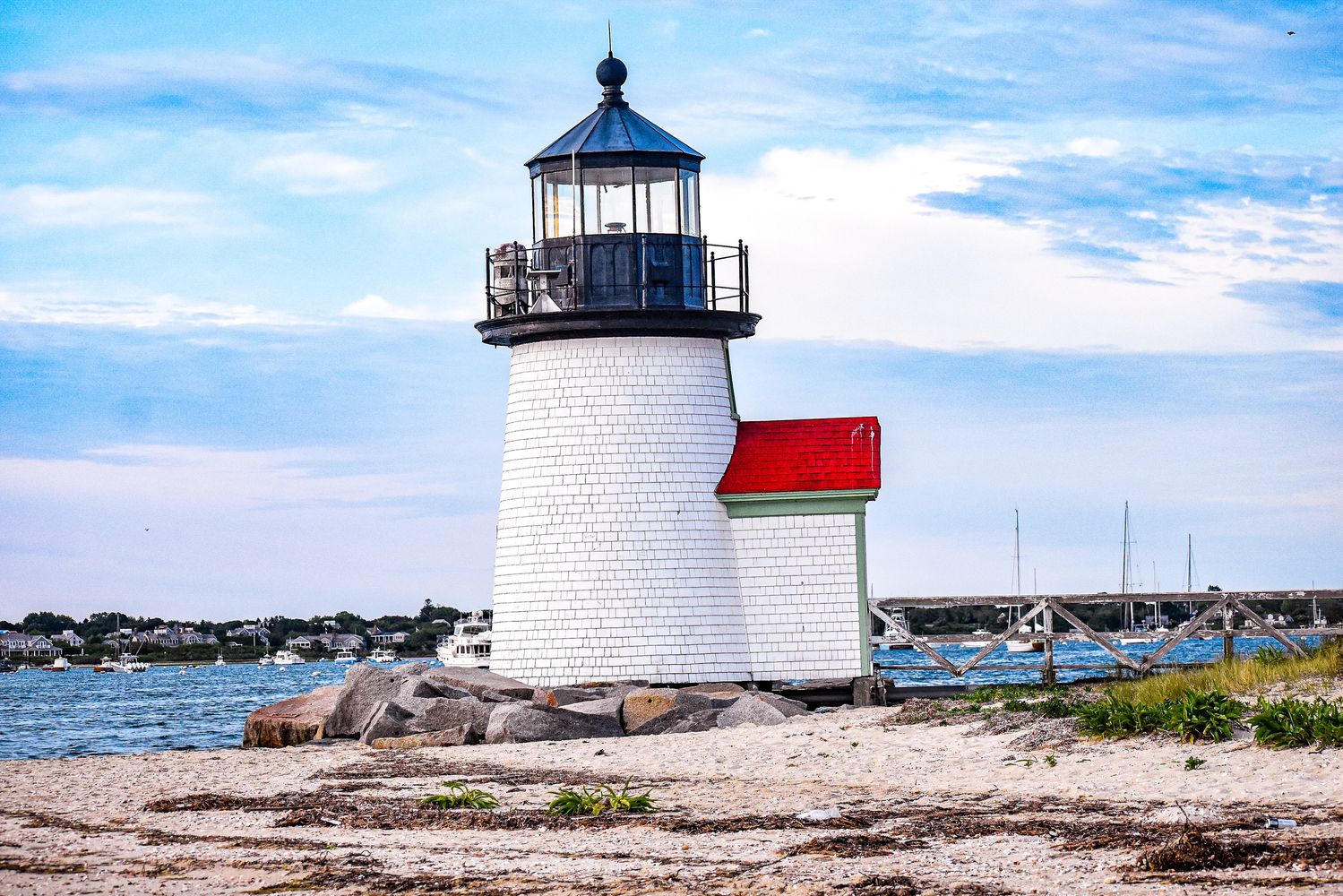 Brant Point Lighthouse on Nantucket Island, MA