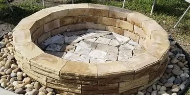 Fire pits, Rocks, Pavers 