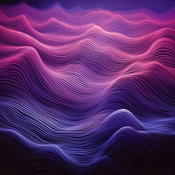 abstract wave in purple