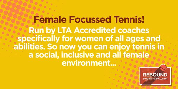 Inclusive tennis sessions for women of all ages and abilities, led by LTA accredited coaches.
