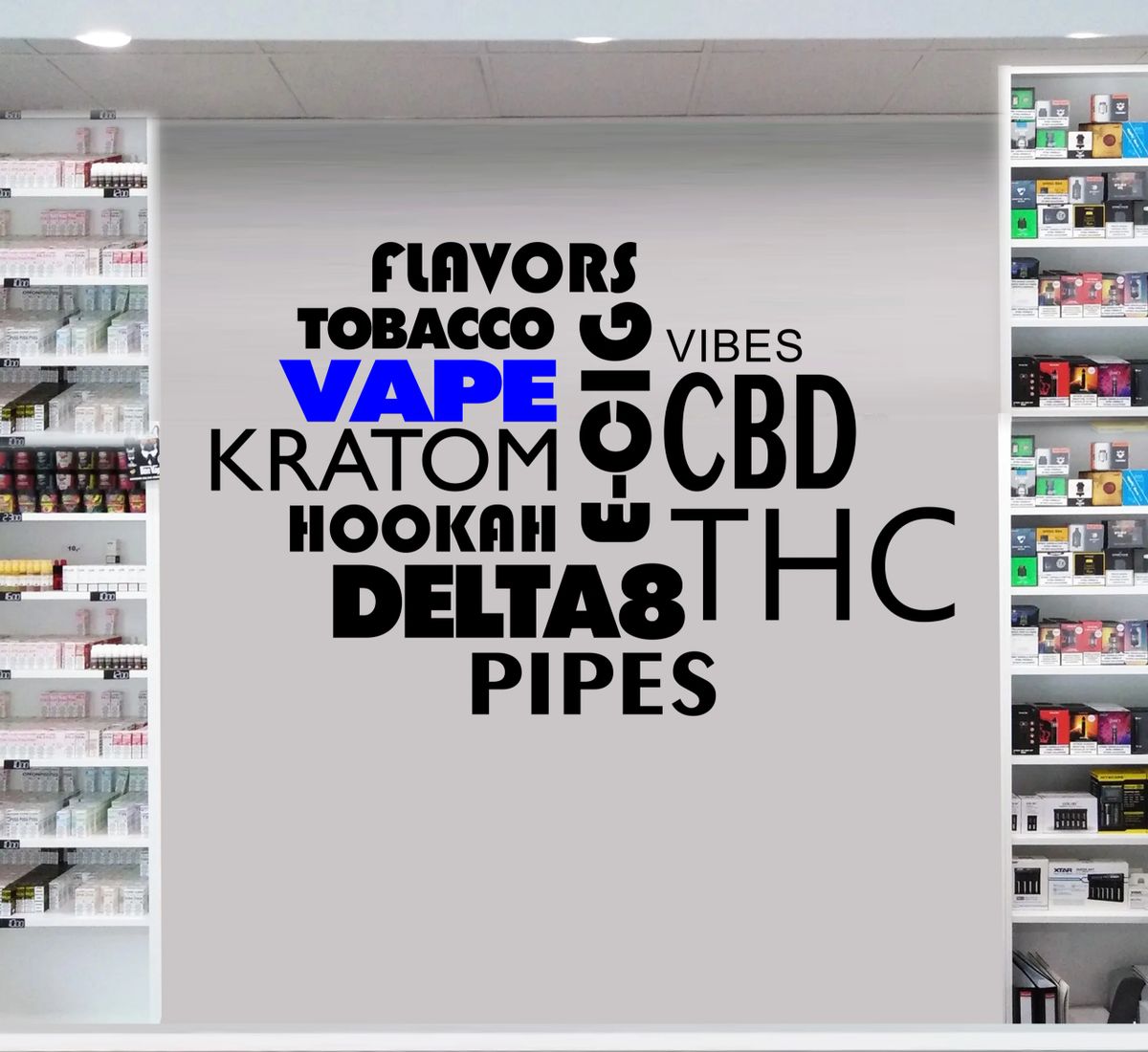 Vape/Cloud Vape Decals Set. Home Delivery.
