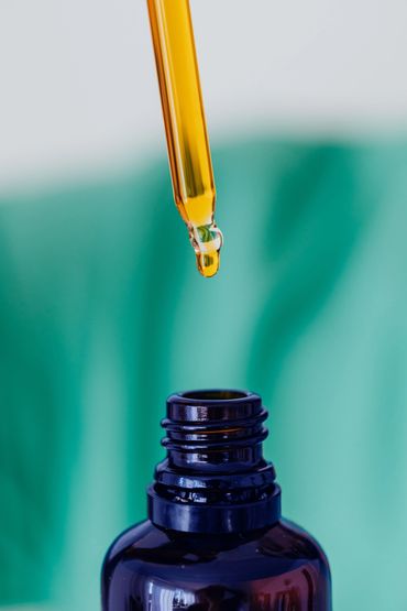 A drop of cbd oil