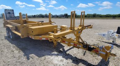 2019 Load King LK-122-PT T/A Extendable Pole/Material Trailer

