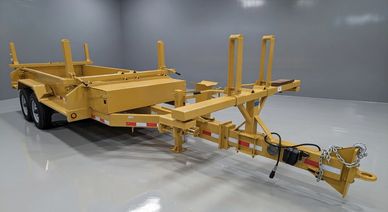 2019 Load King LK-122-PT T/A Extendable Pole/Material Trailer