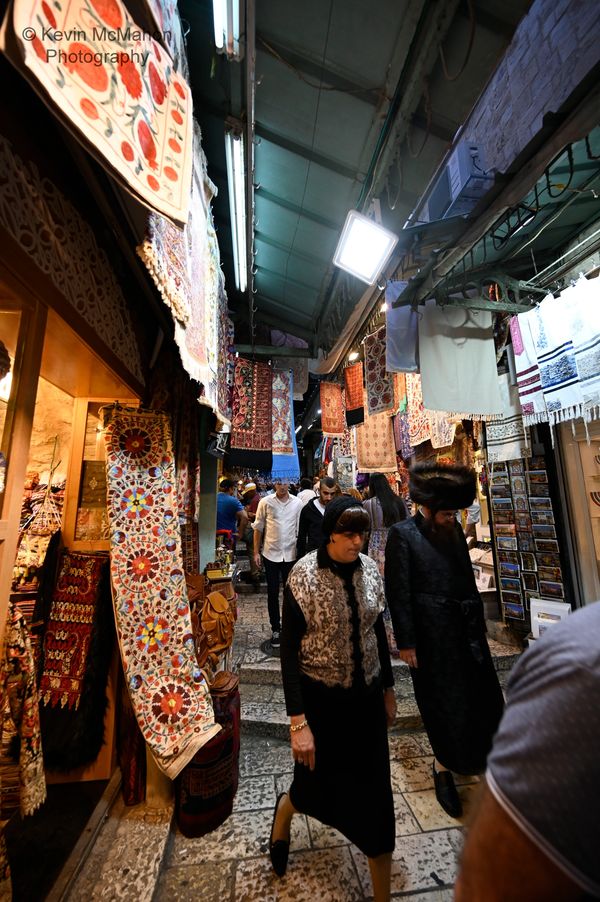 Israel, Jerusalem, Bazaar, street scene