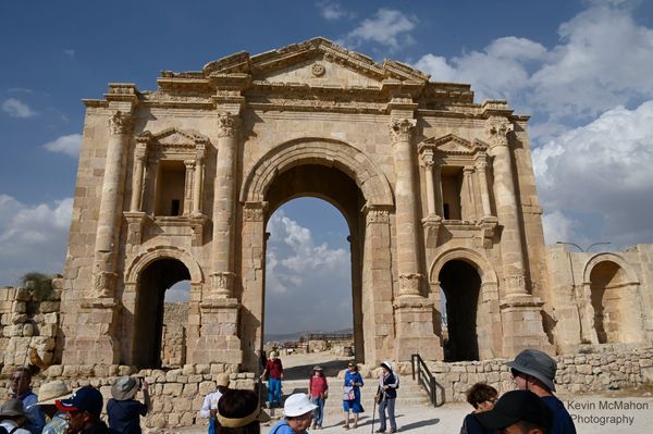 Jordan, Jerash Entry, ancient entry gate