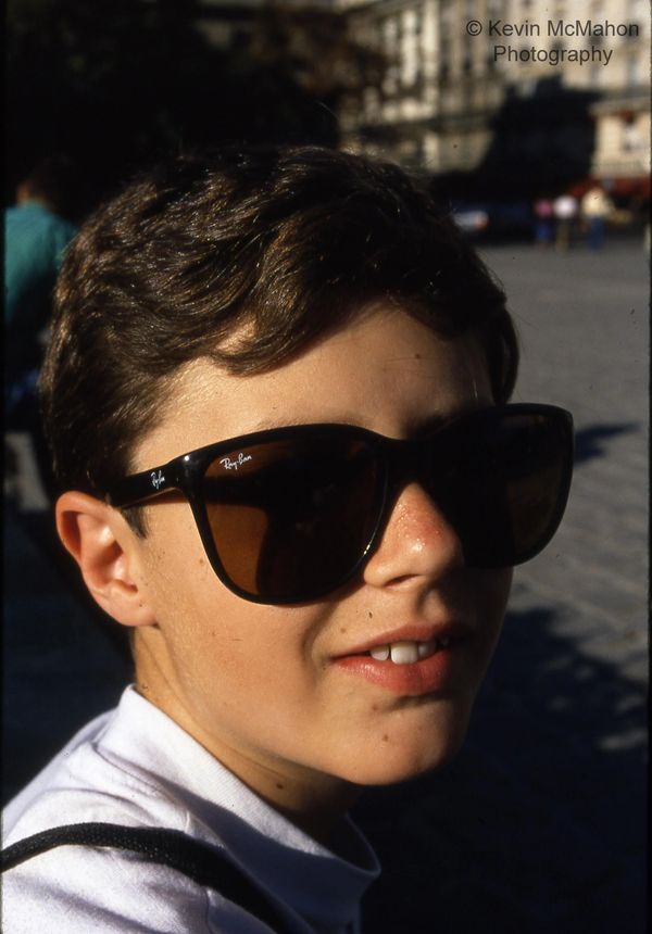Paris, boy in sunglasses