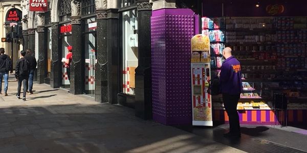 popcorn vending machine central London 