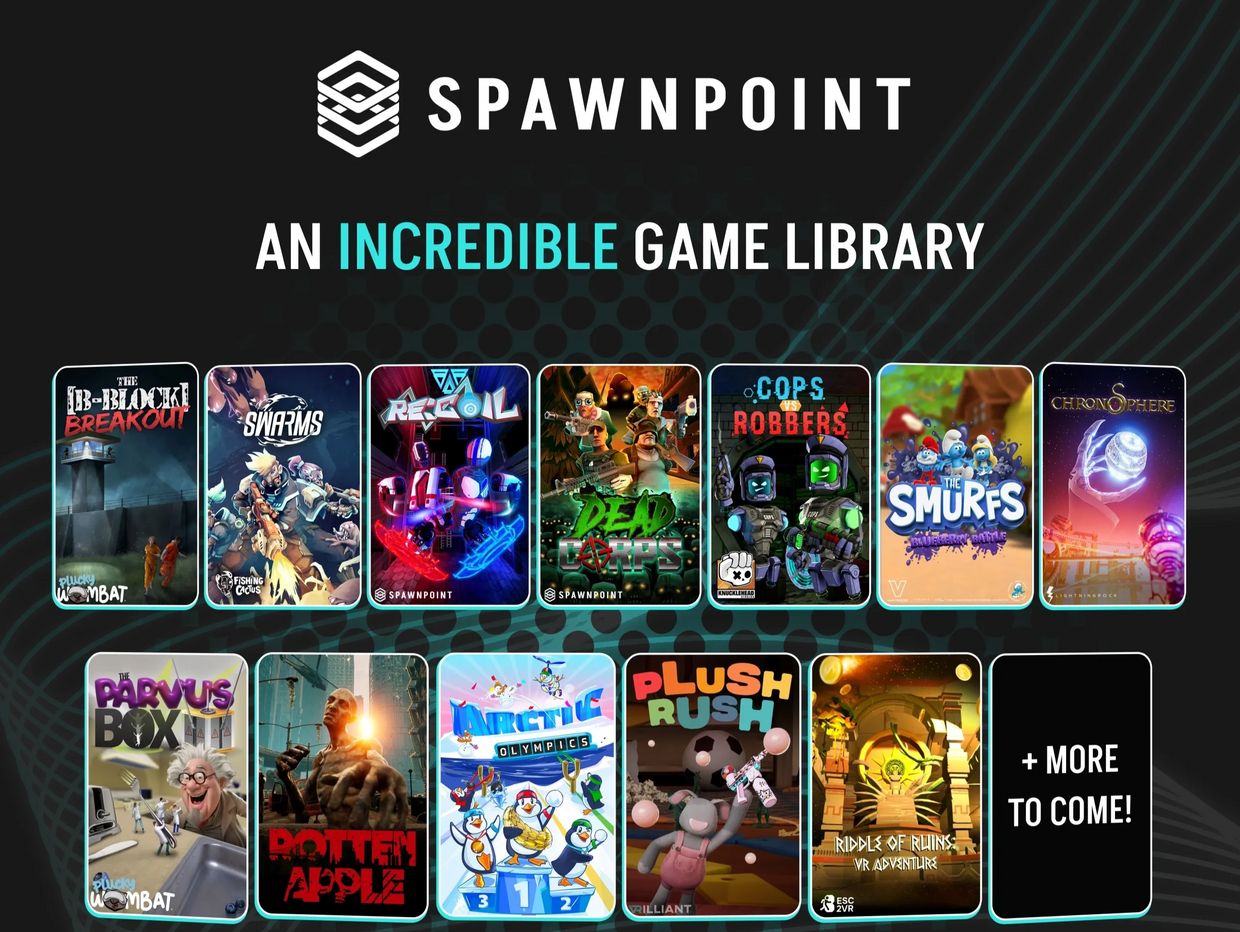 Spawnpoint showcases an incredible game library with diverse titles and more to come.