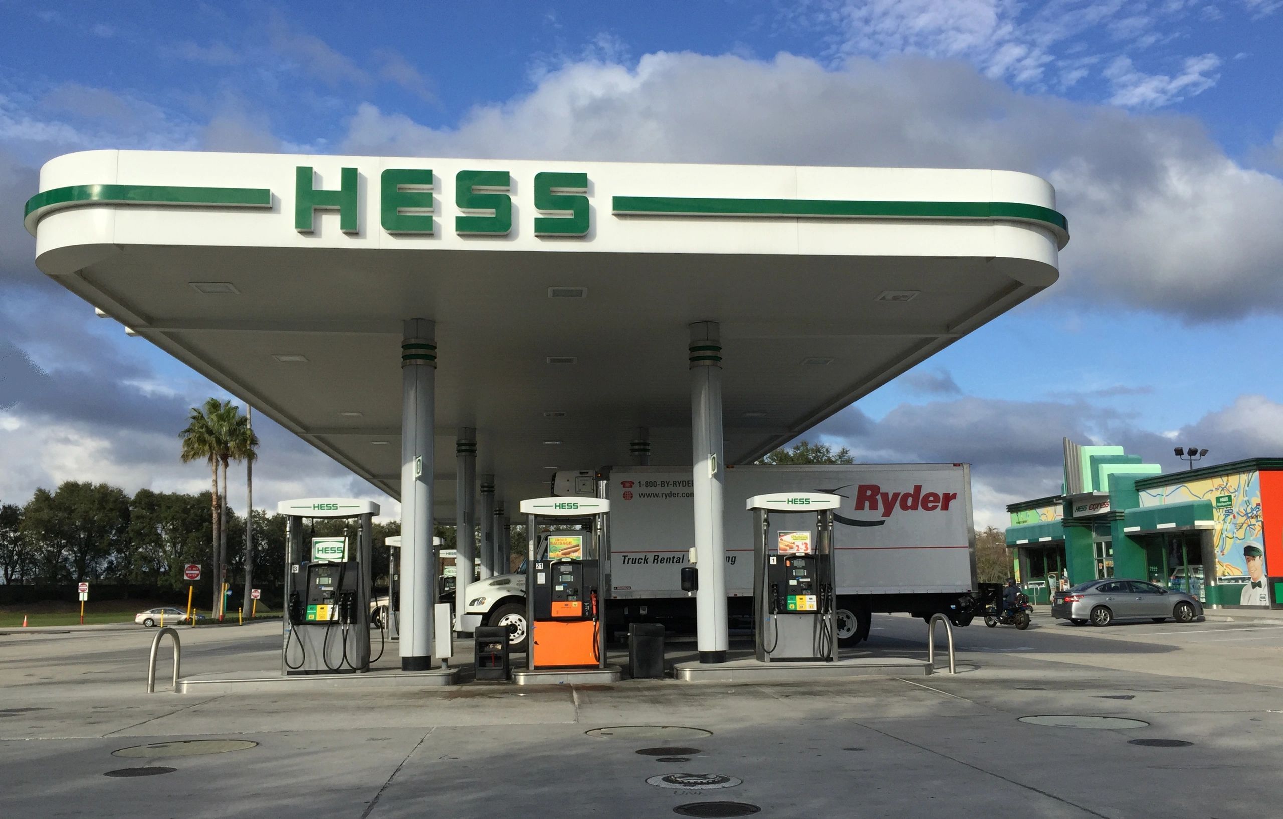 Hess station & Hess Express station list MA, PA, & SC