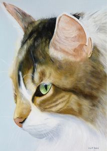 "Tabitha" - 11 x 14 oil on canvas - $150