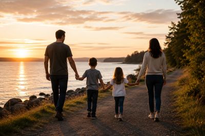 Image symbolizes the ongoing financial and parental responsibilities shared by parents to support th