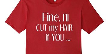 funny, cut my hair, t-shirt, tees